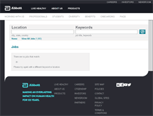 Tablet Screenshot of abbott.jobs