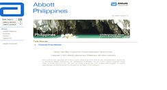 Desktop Screenshot of abbott.com.ph